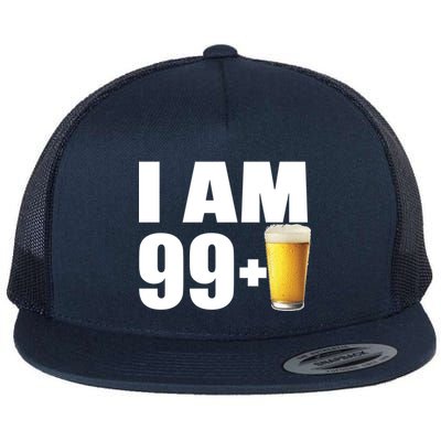 I Am 99 Plus Beer 100th Birthday Flatbill Hat