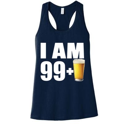 I Am 99 Plus Beer 100th Birthday Womens Tank Top