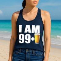 I Am 99 Plus Beer 100th Birthday Womens Tank Top