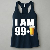 I Am 99 Plus Beer 100th Birthday Womens Tank Top