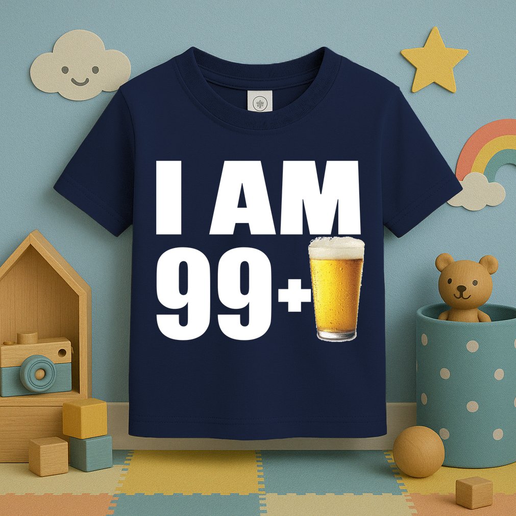 I Am 99 Plus Beer 100th Birthday Toddler T-Shirt