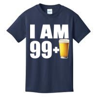 I Am 99 Plus Beer 100th Birthday Kids T-Shirt