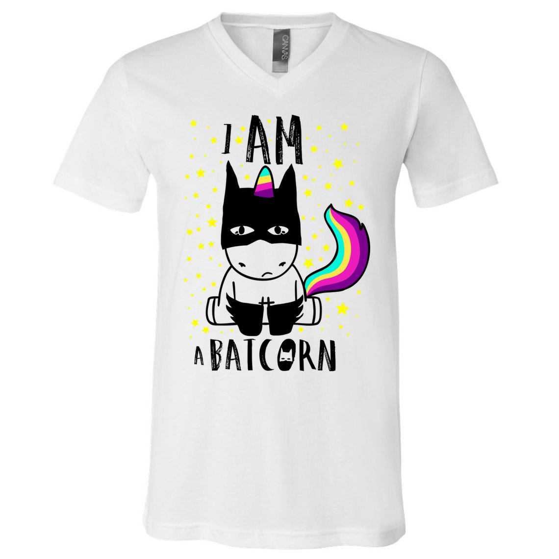 I Am A Batcorn (Unicorn Bat) V-Neck T-Shirt