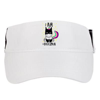 I Am A Batcorn (Unicorn Bat) Adult Drive Performance Visor