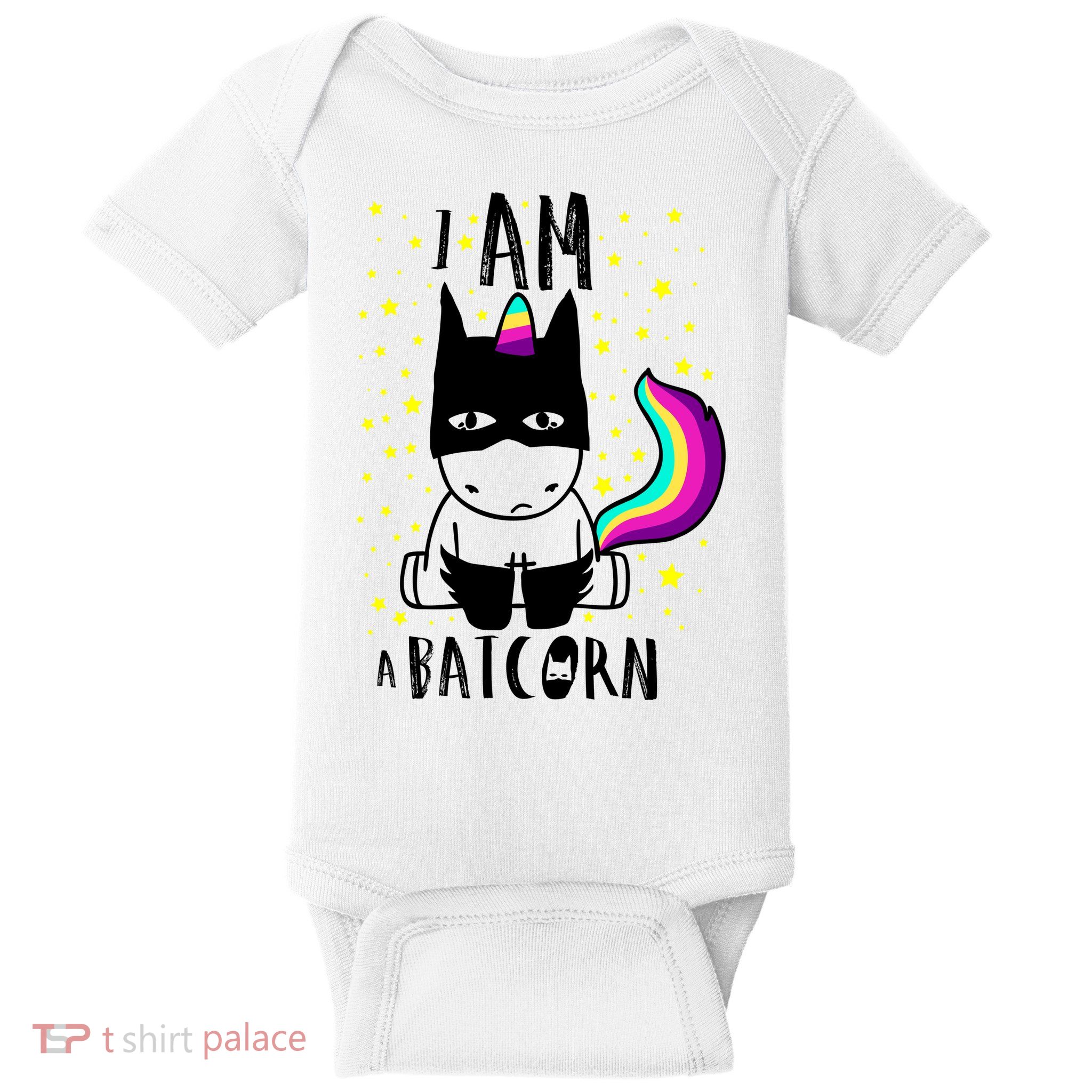 I Am A Batcorn (Unicorn Bat) Baby Bodysuit