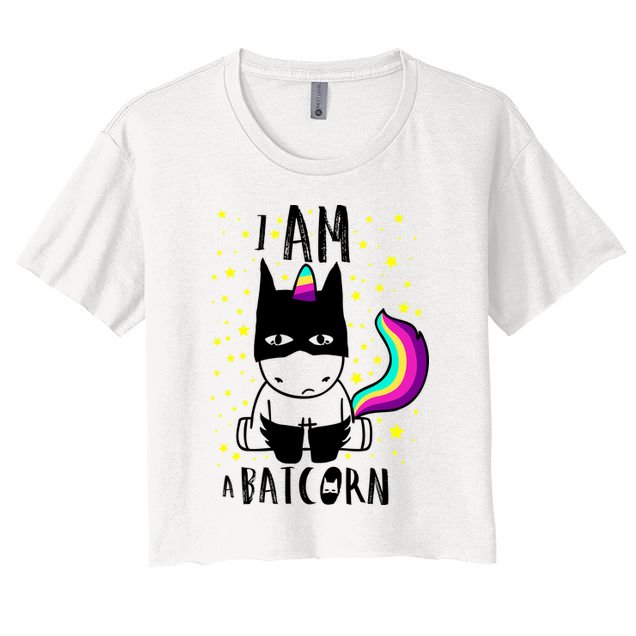 I Am A Batcorn (Unicorn Bat) Crop Top