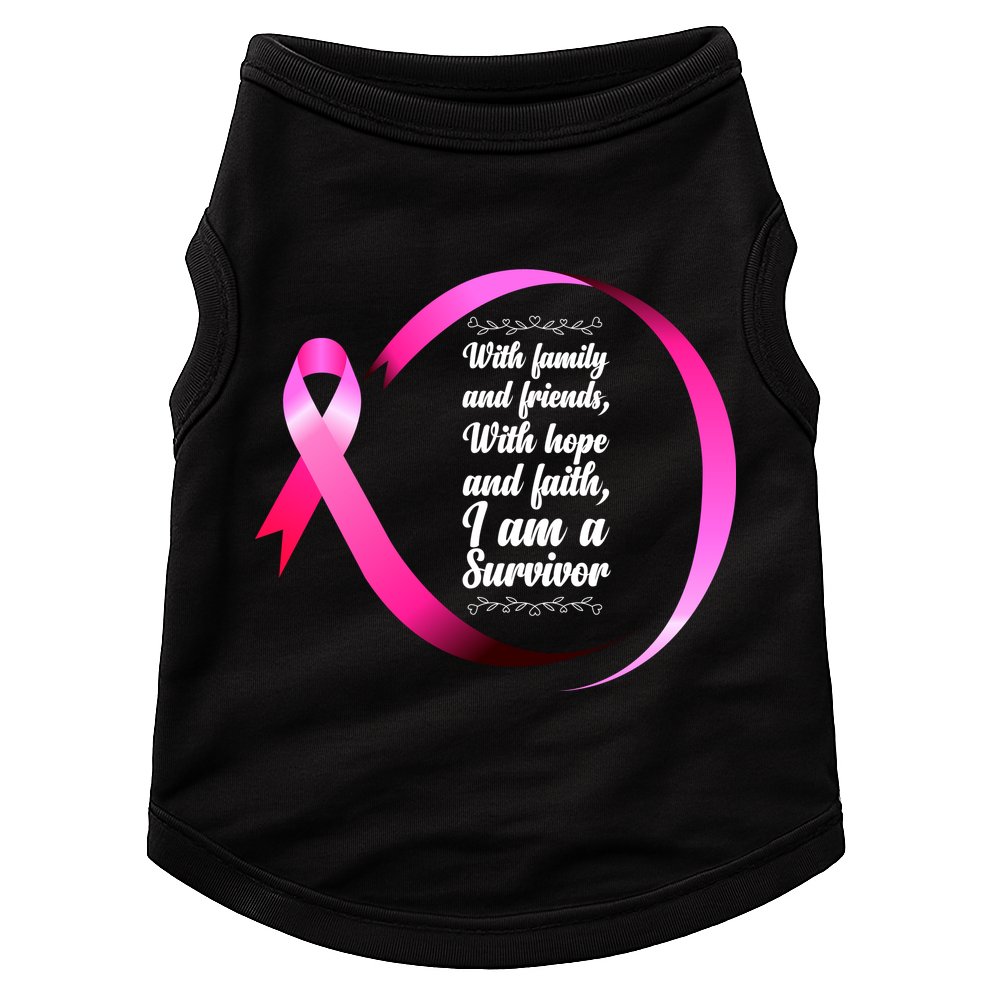I Am A Breast Cancer Survivor Doggie Tank