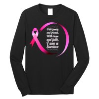 I Am A Breast Cancer Survivor Long Sleeve Shirt