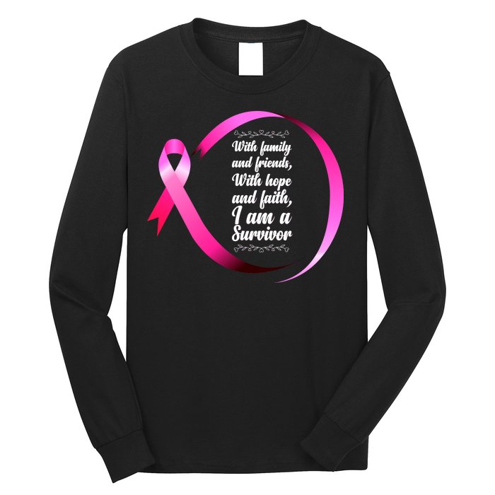 I Am A Breast Cancer Survivor Long Sleeve Shirt