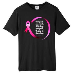 I Am A Breast Cancer Survivor Tall Fusion ChromaSoft Performance T-Shirt