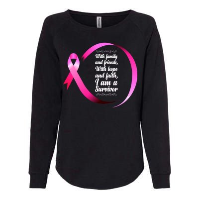 I Am A Breast Cancer Survivor Womens California Wash Sweatshirt