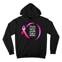 I Am A Breast Cancer Survivor Tall Hoodie