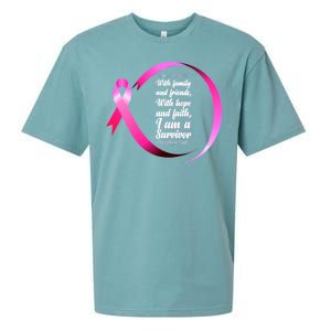 I Am A Breast Cancer Survivor Sueded Cloud Jersey T-Shirt