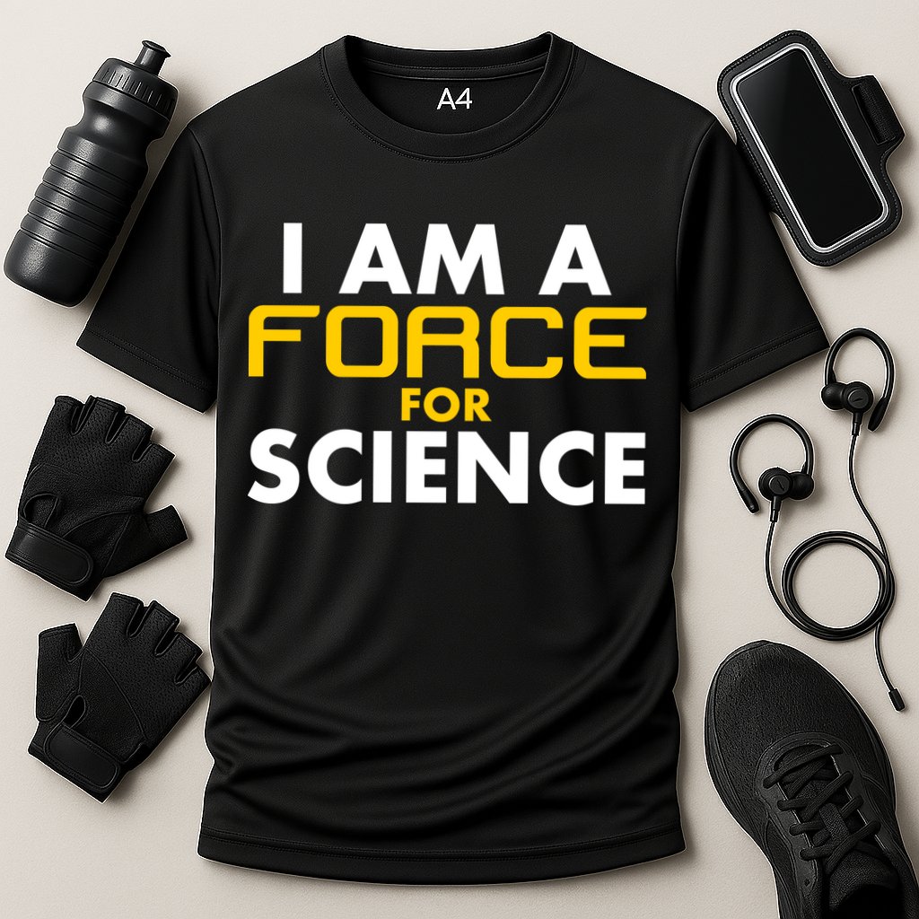 I Am A Force for Science Performance Shirt
