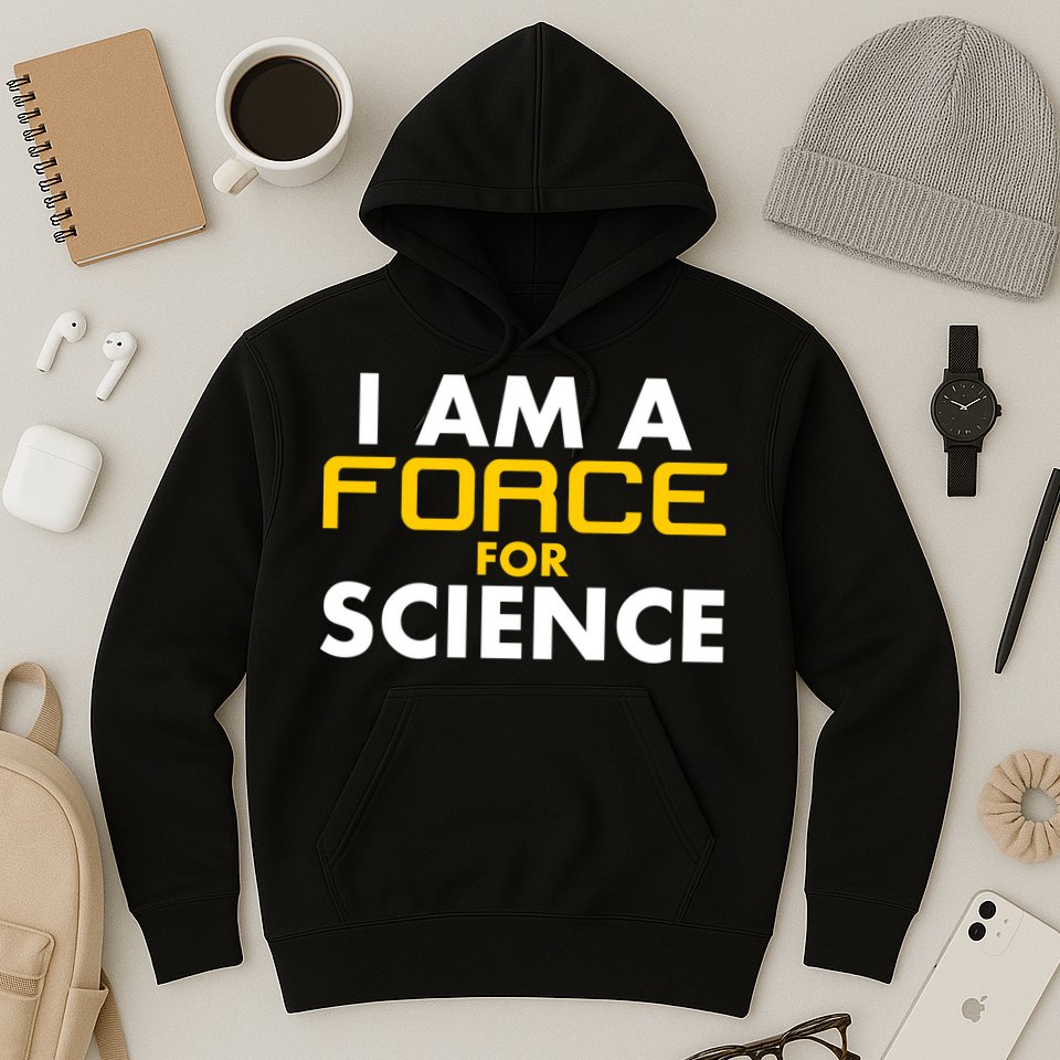 I Am A Force for Science Hoodie