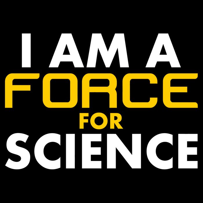 I Am A Force for Science Full-Length Apron With Pockets