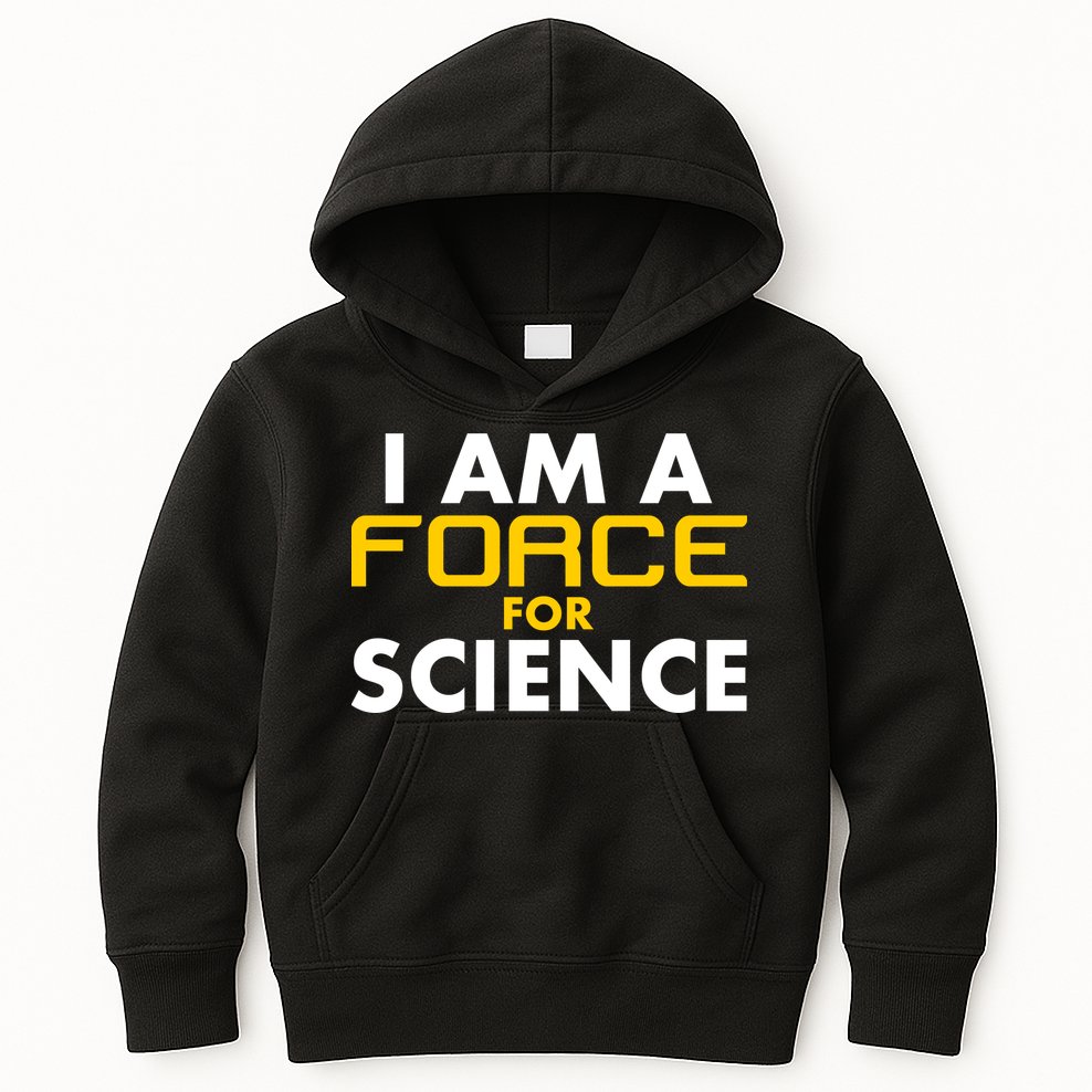 I Am A Force for Science Kids Hoodie