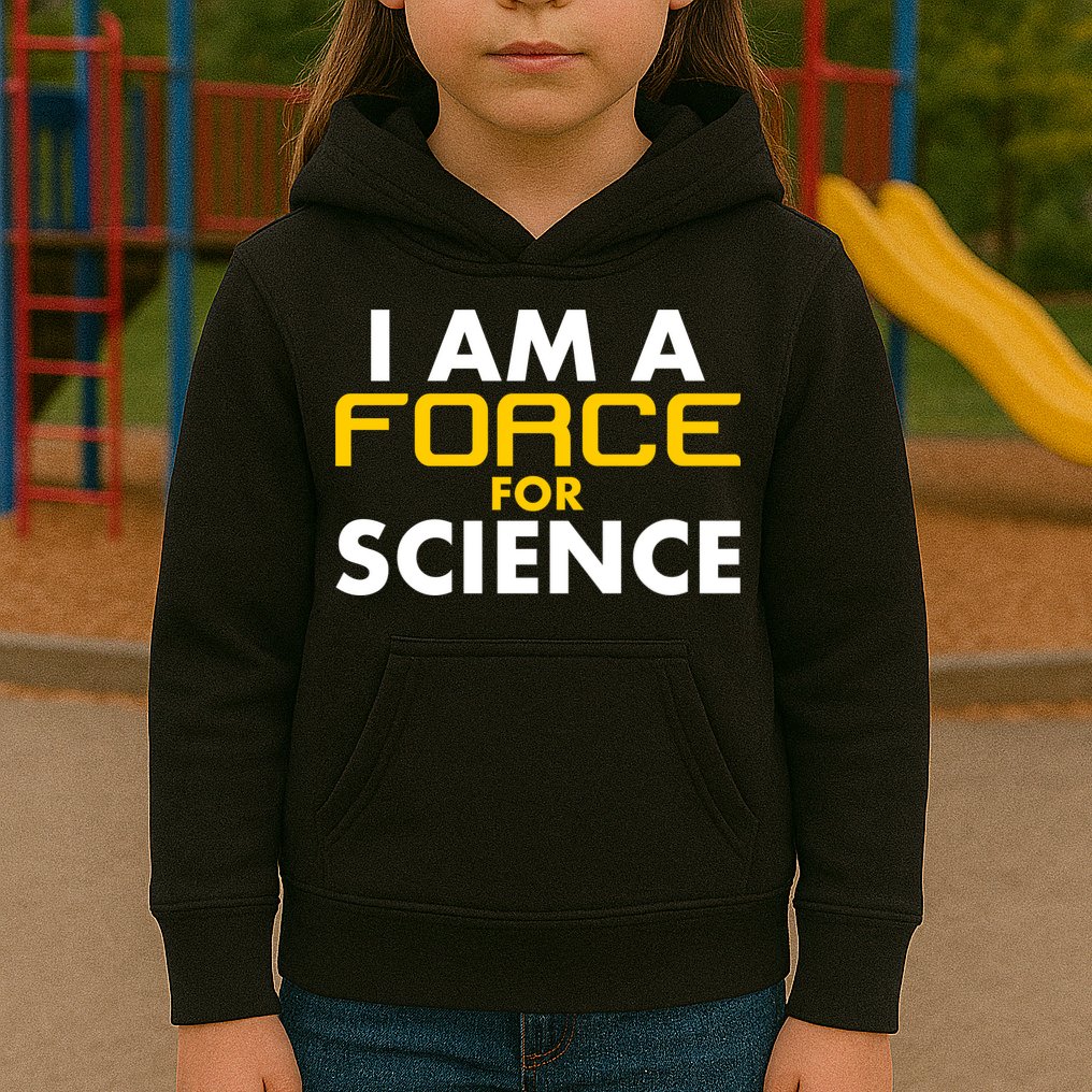 I Am A Force for Science Kids Hoodie