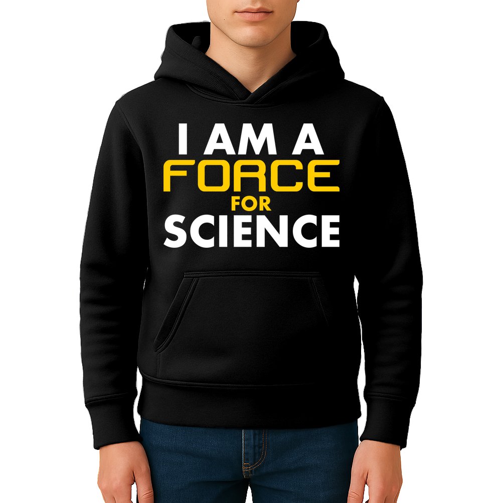 I Am A Force for Science Kids Hoodie