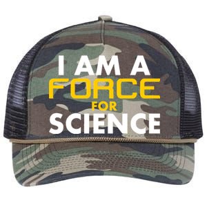 I Am A Force for Science Retro Rope Trucker Hat Cap