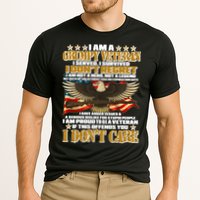 I Am A Grumpy Proud Veteran Funny Performance Shirt