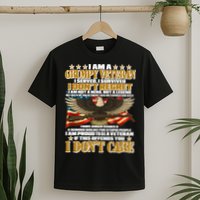 I Am A Grumpy Proud Veteran Funny T-Shirt