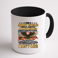 I Am A Grumpy Proud Veteran Funny Coffee Mug