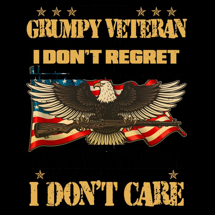I Am A Grumpy Proud Veteran Funny Mug