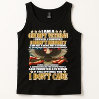 I Am A Grumpy Proud Veteran Funny Tank Top
