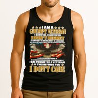 I Am A Grumpy Proud Veteran Funny Tank Top
