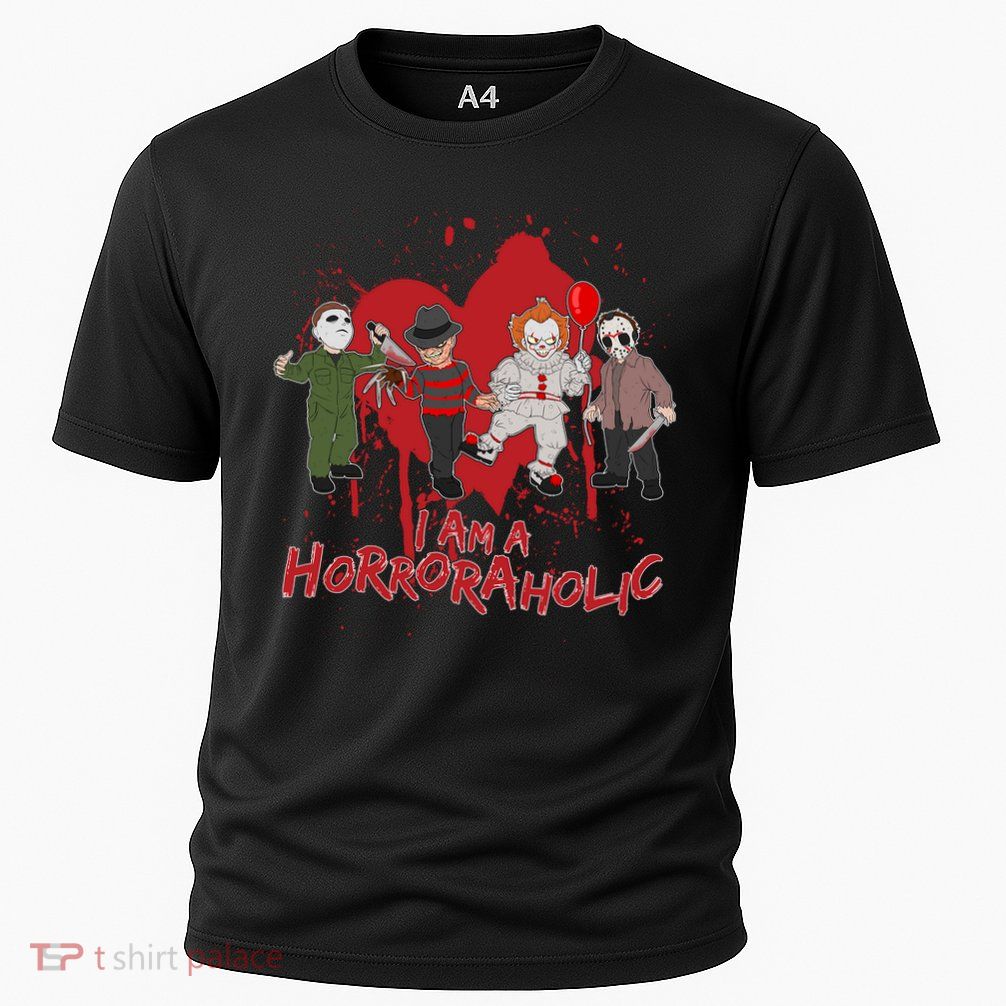 I Am A Horroraholic Funny Halloween Performance Shirt