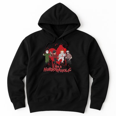 I Am A Horroraholic Funny Halloween Hoodie