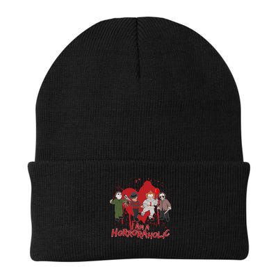 I Am A Horroraholic Funny Halloween Beanie