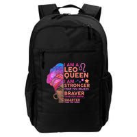 I Am A Leo Queen I Am Stronger Than You Believe Zodiac Backpack