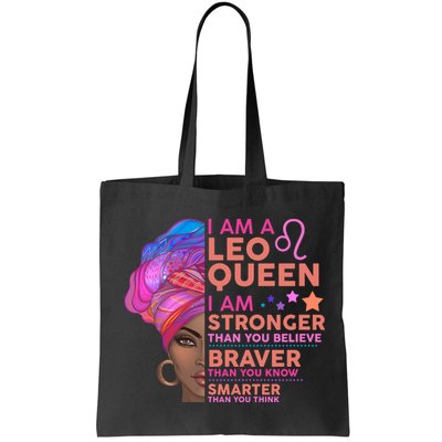 I Am A Leo Queen I Am Stronger Than You Believe Zodiac Bag