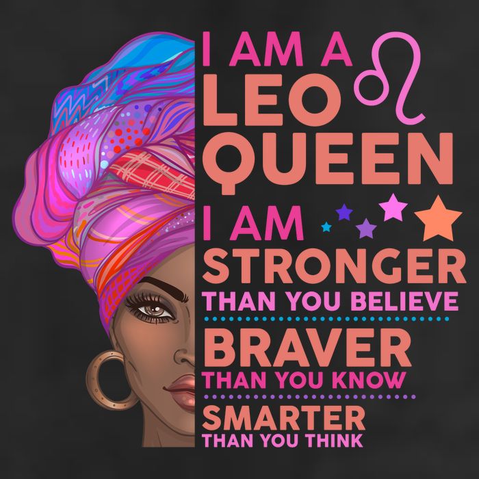 I Am A Leo Queen I Am Stronger Than You Believe Zodiac Golf Towel