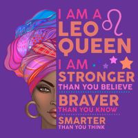 I Am A Leo Queen I Am Stronger Than You Believe Zodiac Premium T-Shirt