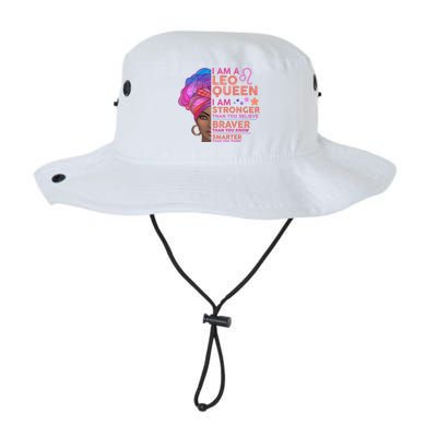 I Am A Leo Queen I Am Stronger Than You Believe Zodiac Legacy Cool Fit Booney Bucket Hat