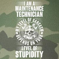 I Am A Maintenance Technician Level Of Stupidity Legacy Tie Dye Trucker Hat