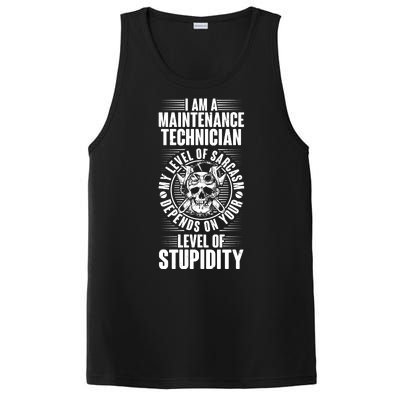 I Am A Maintenance Technician Level Of Stupidity PosiCharge Competitor Tank