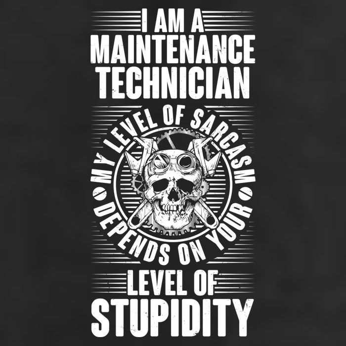I Am A Maintenance Technician Level Of Stupidity Trucker Hat