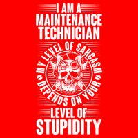 I Am A Maintenance Technician Level Of Stupidity Mousepad