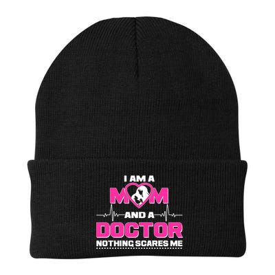 I Am A Mom and A Doctor Nothing Scare Me Beanie