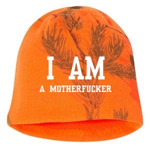 I Am A Motherfucker Kati - Camo Knit Beanie