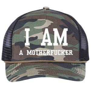 I Am A Motherfucker Retro Rope Trucker Hat Cap