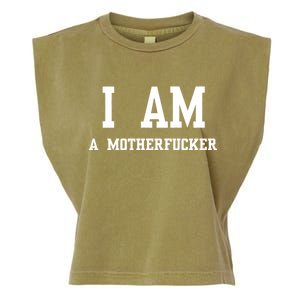 I Am A Motherfucker Garment-Dyed Women's Muscle Tee