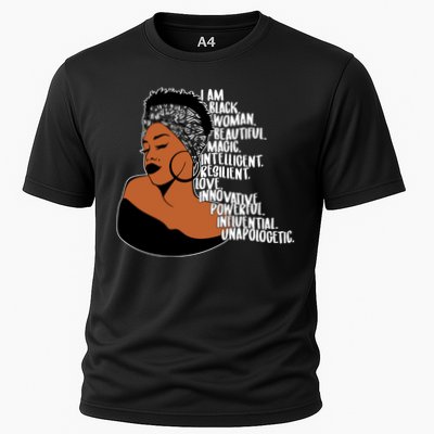 I Am A Proud Black Woman Beautiful Powerful Performance Shirt