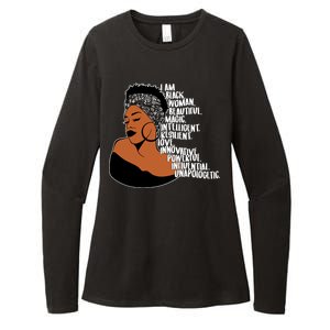 I Am A Proud Black Woman Beautiful Powerful Womens CVC Long Sleeve Shirt