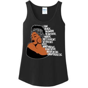 I Am A Proud Black Woman Beautiful Powerful Ladies Essential Tank