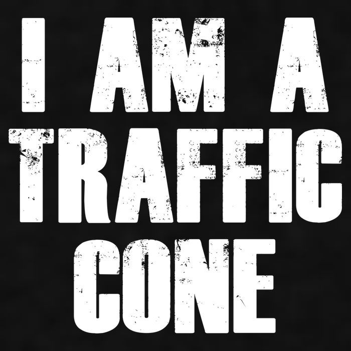 I Am a Traffic Cone Lazy costume Ladies PosiCharge Tri-Blend Wicking Tank